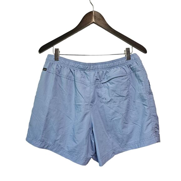 COLUMBIA  Shorts Blue Flat‎ Front Mesh Lined Zipper Pocket Outdoor LARGE - Picture 3 of 4